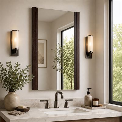 Wood Framed Mirror
