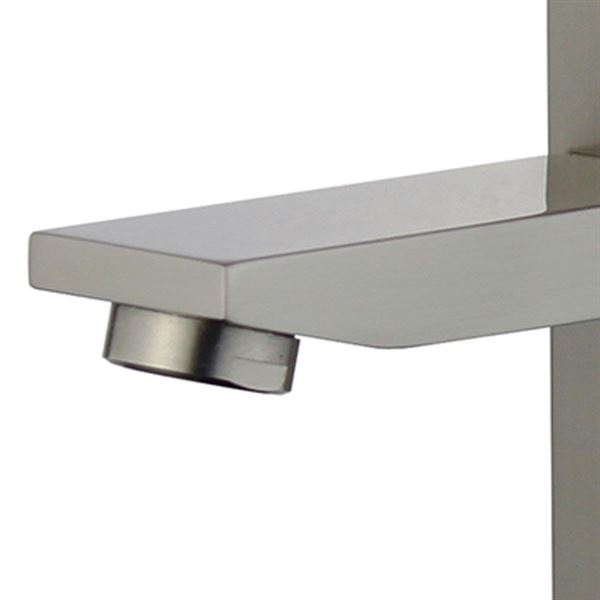 DISCONTINUED : Granada Single Handle Bathroom Vanity Faucet without Overflow in Brushed Nickel