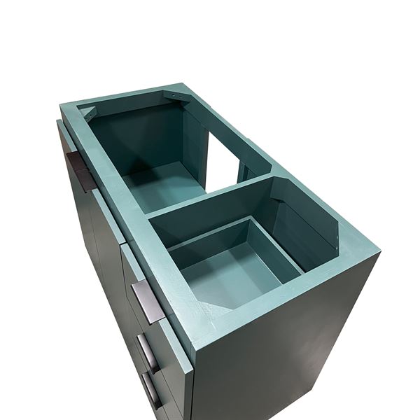 38.5 in. Single Sink Vanity in Hunter Green - Cabinet Only