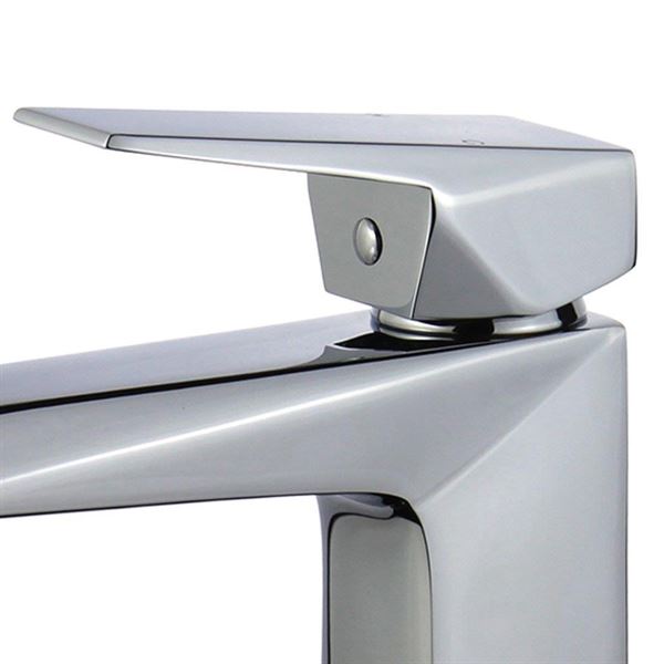 DISCONTINUED : Valencia Single Handle Bathroom Vanity Faucet without Overflow in Polished Chrome