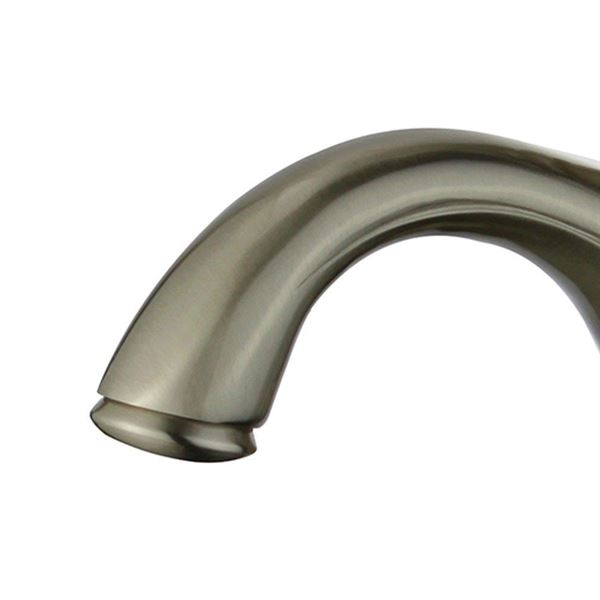 DISCONTINUED :Barcelona Single Hole Single Handle Bathroom Faucet without Overflow in Brushed Nickel