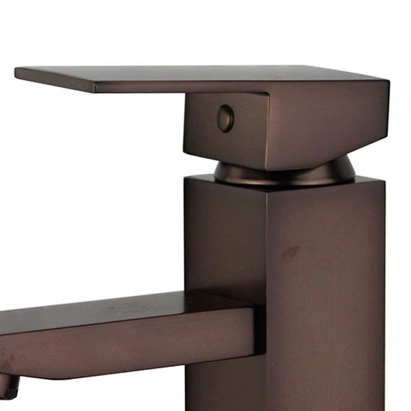 DISCONTINUED : Granada Single Handle Bathroom Vanity Faucet without Overflow in Oil Rubbed Bronze