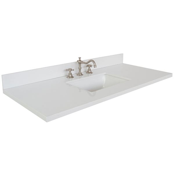 Bathroom Vanities Counter Tops, White Quartz Vanity Top 49