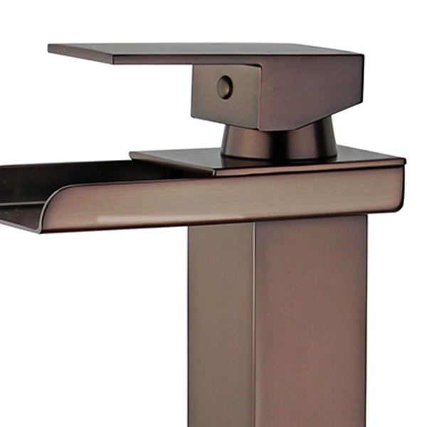 DISCONTINUED : Oviedo Single Handle Bathroom Vanity Faucet without Overflow in Oil Rubbed Bronze