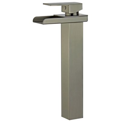 DISCONTINUED : Oviedo Single Handle Bathroom Vanity Faucet without Overflow in Brushed Nickel