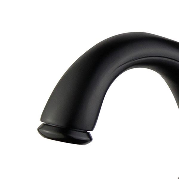 DISCONTINUED : Barcelona Single Hole Single Handle Faucet in Matte Black with Overflow Drain