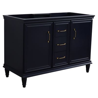 48" Double vanity in Blue finish- cabinet only