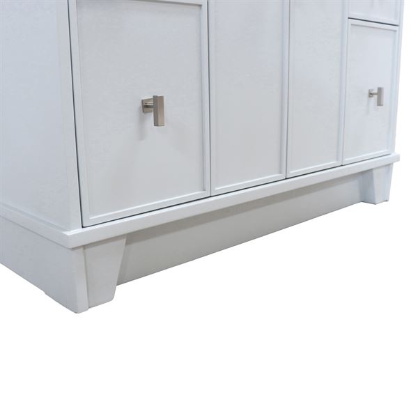 39 in. Single Sink Vanity in French Gray finish with Engineered Quartz Top