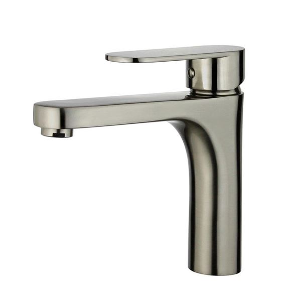 DISCONTINUED : Donostia Single Handle Bathroom Vanity Faucet without Overflow in Brushed Nickel