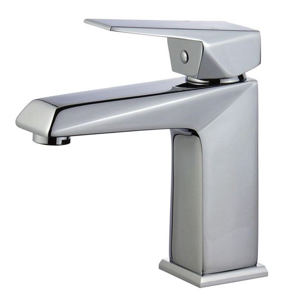 DISCONTINUED : Valencia Single Handle Bathroom Vanity Faucet without Overflow in Polished Chrome