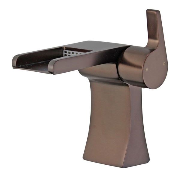 DISCONTINUED : Salamanca Single Handle Bathroom Vanity Faucet in Oil Rubbed Bronze without Overflow