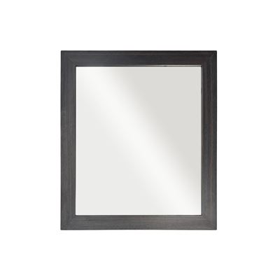 26 in. Rectangle Framed Mirror in Dark Gray RG Finish