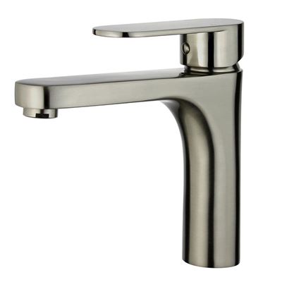 DISCONTINUED : Donostia Single Handle Bathroom Vanity Faucet without Overflow in Brushed Nickel