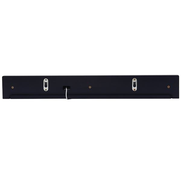 24" Blue Wireless Charging Shelf and Frameless Mirror Set