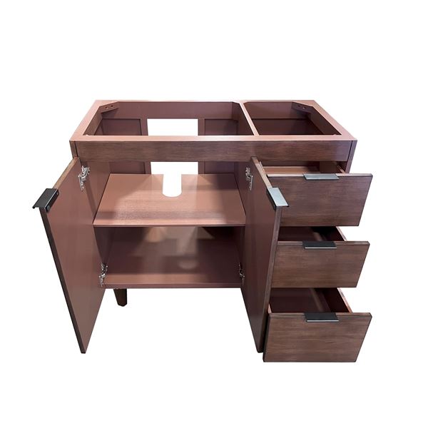 38.5 in. Single Sink Vanity in Walnut - Cabinet Only