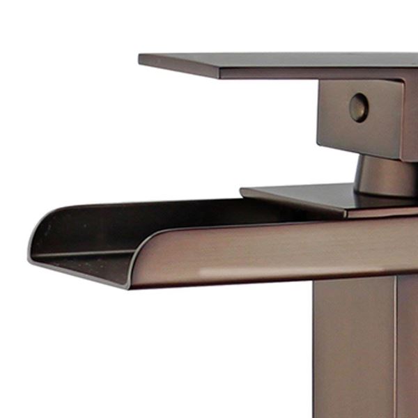 DISCONTINUED : Oviedo Single Handle Bathroom Vanity Faucet without Overflow in Oil Rubbed Bronze