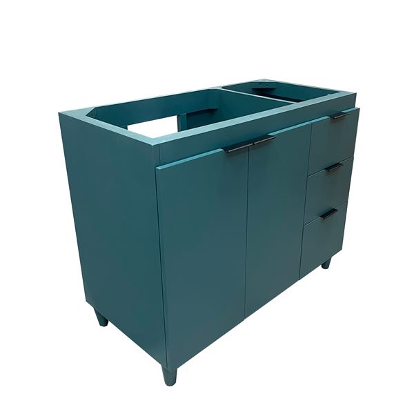 38.5 in. Single Sink Vanity in Hunter Green - Cabinet Only