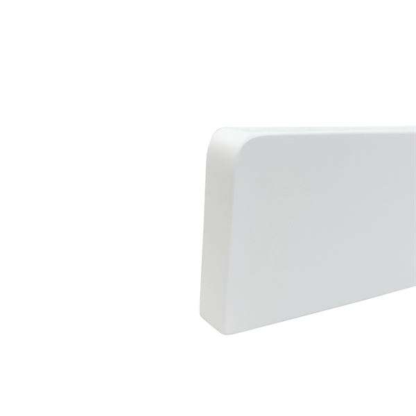 31.5 In Composite Granite Backsplash In White