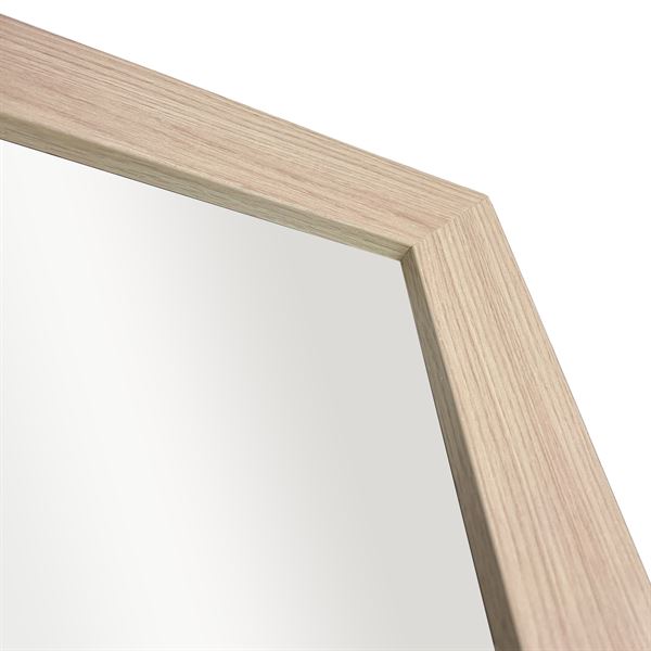24 in. Rectangle Framed Mirror in Neutral Finish