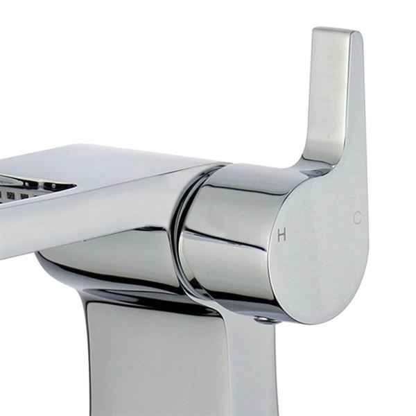 DISCONTINUED : Salamanca Single Handle Bathroom Vanity Faucet in Polished Chrome with Overflow