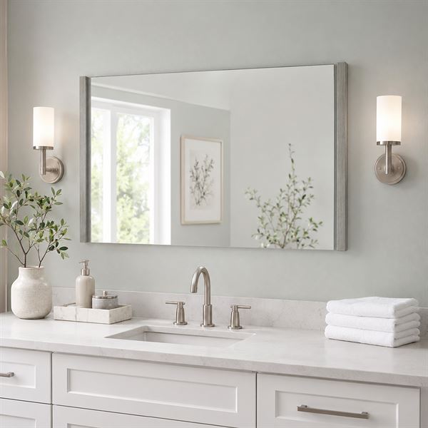 48 in. Wood Frame Mirror