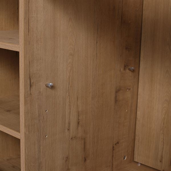 30 in. Single Vanity in Neutral finish with Solid Surface Resin White Sink