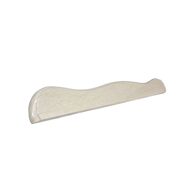 35 in. Cream Marble Backsplash