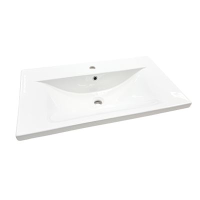32" EdgeFlow Single Ceramic Sink Top with Single Faucet Hole