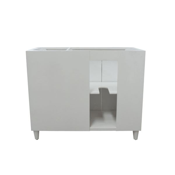 38.5 in. Single Sink Vanity in French Gray - Cabinet Only