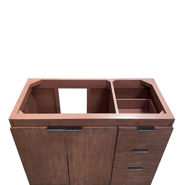 38.5 in. Single Sink Vanity in Walnut - Cabinet Only