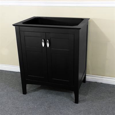 29 in Single sink vanity-wood-espresso cabinet only