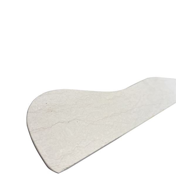 35 in. Cream Marble Backsplash