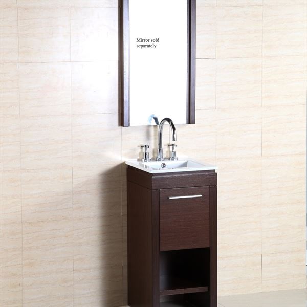 16-inch Single sink vanity