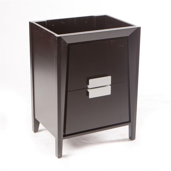 24 in. Single Sink Vanity with Ceramic Top