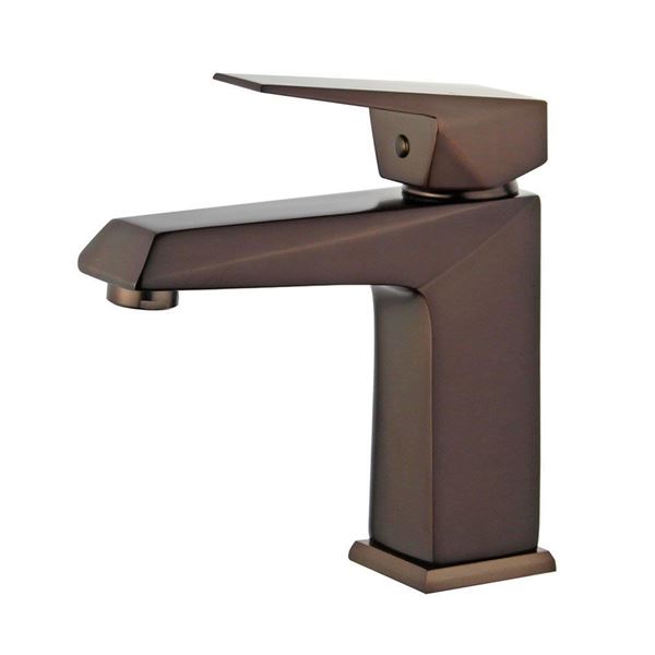 DISCONTINUED : Valencia Single Handle Bathroom Vanity Faucet with Overflow in Oil Rubbed Bronze