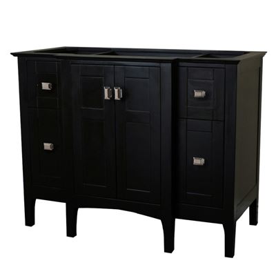 48" Single vanity-dark gray-cabinet only