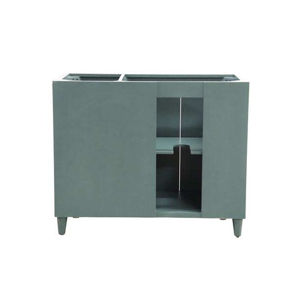 38.5 in. Single Sink Vanity in Hunter Green - Cabinet Only