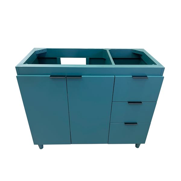 38.5 in. Single Sink Vanity in Hunter Green - Cabinet Only
