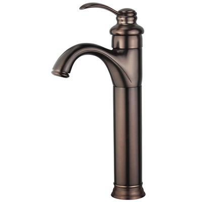 DISCONTINUED : Madrid Single Hole Single Handle Bathroom Faucet in Oil Rubbed Bronze with Overflow