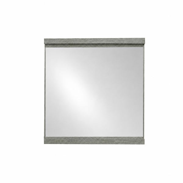 30 in. Wood Frame Mirror